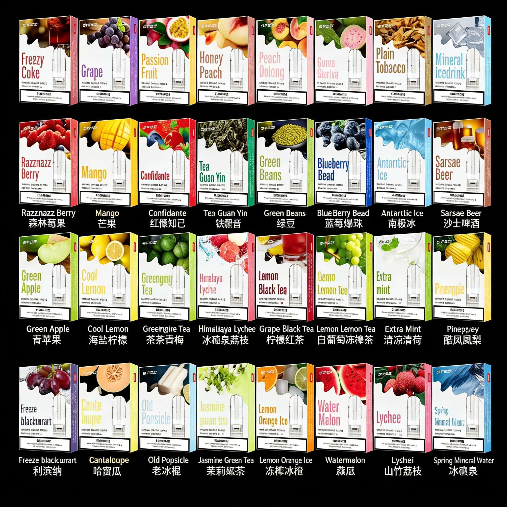 SP2S煙彈 | 通用一代主機 | SP2S透明替換彈 | 33種口味推薦 | 2.5mL*3顆裝 | 原裝正品現貨:圖片 4