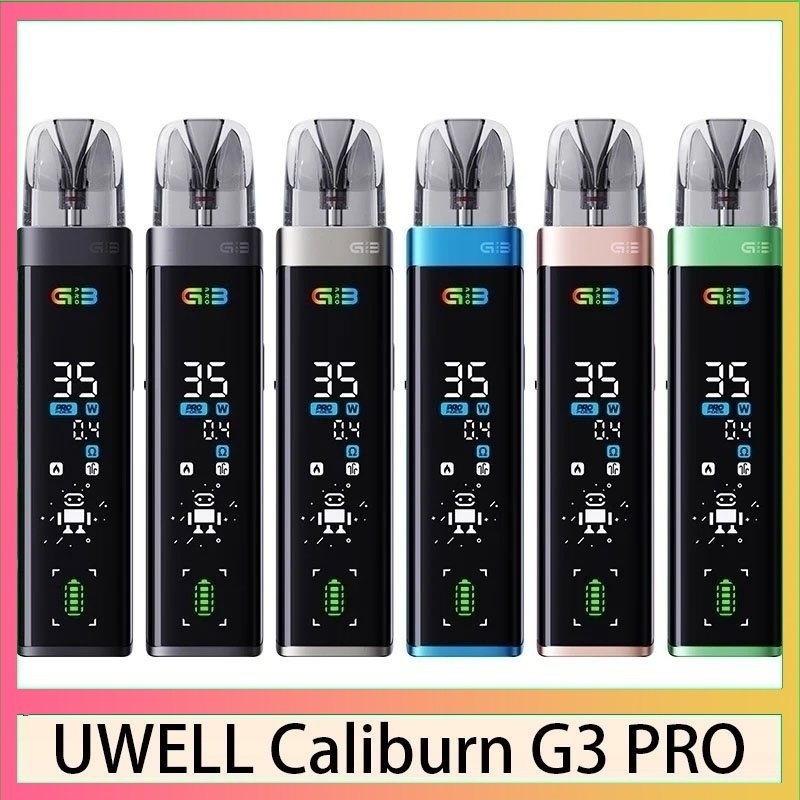 UWELL Caliburn G3 PRO 咖哩棒電子煙主機 | 註油式小煙主機 | 全屏UI設計 | 智能功率調節
