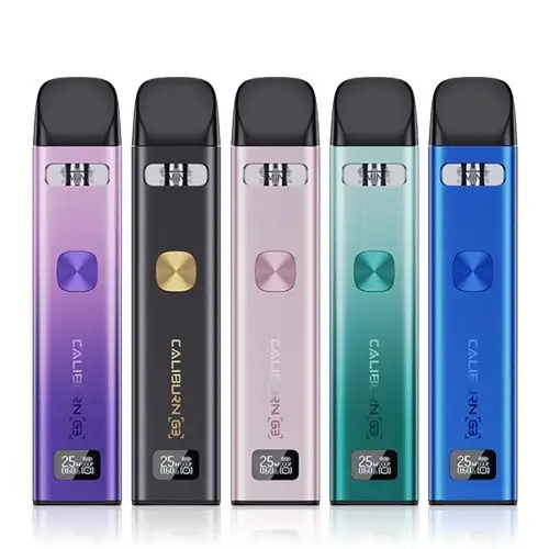 Uwell Caliburn G3 Kit 咖哩棒電子煙主機|智能功率調節|18W輸出|750mAh全日續航